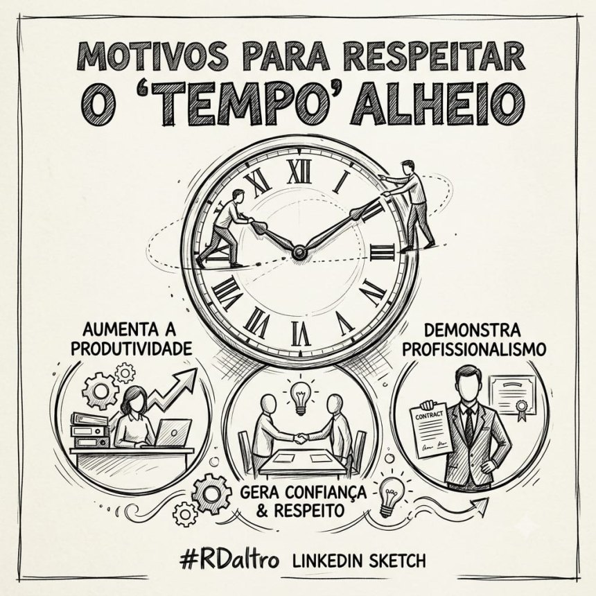 MOTIVOS PARA RESPEITAR O 'TEMPO' ALHEIO